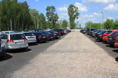 Parking przy lotnisku Modlin
